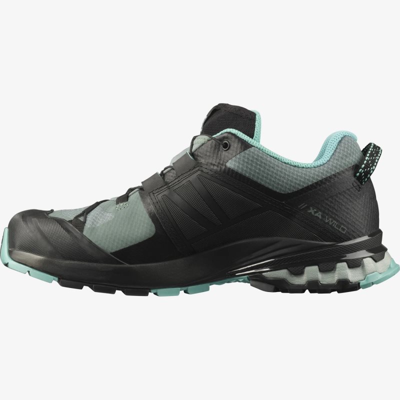 Chaussure de Randonnée Salomon XA WILD GORE-TEX Vert/Noir Femme | RGB-1423589