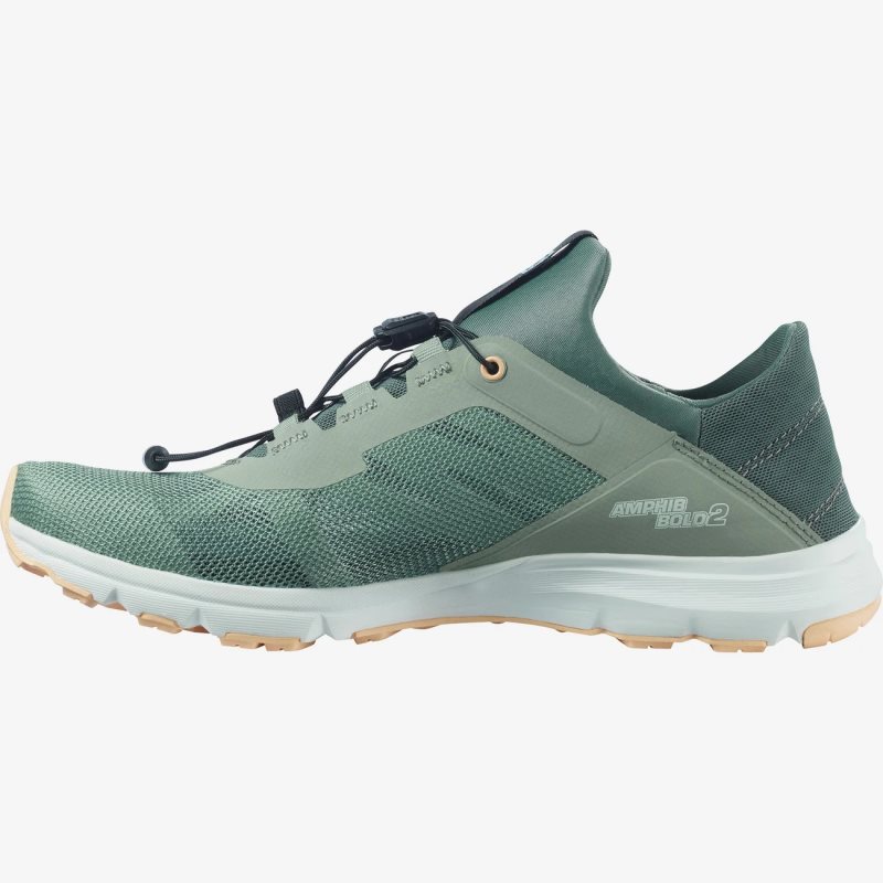 Chaussure Running Salomon AMPHIB BOLD 2 Vert Femme | IRZ-7952362