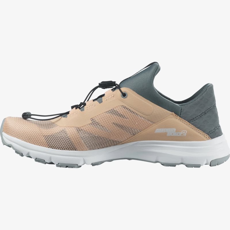 Chaussure Running Salomon AMPHIB BOLD 2 Blanche/Grise Femme | KFL-0316792