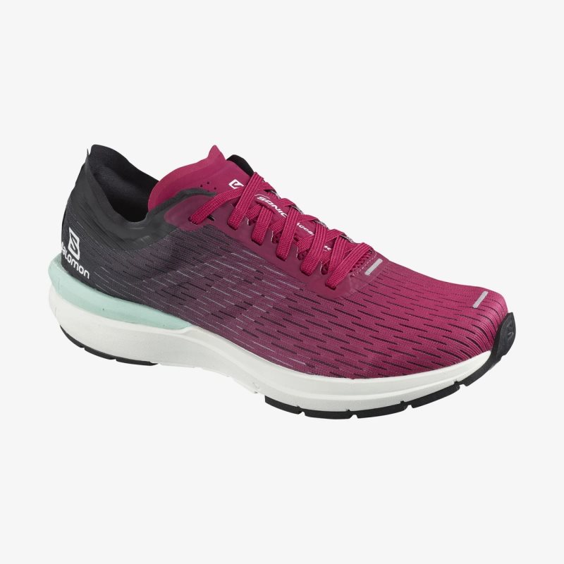 Chaussure Running Salomon SONIC 3 Accelerate W Fushia Femme | EJB-4513336