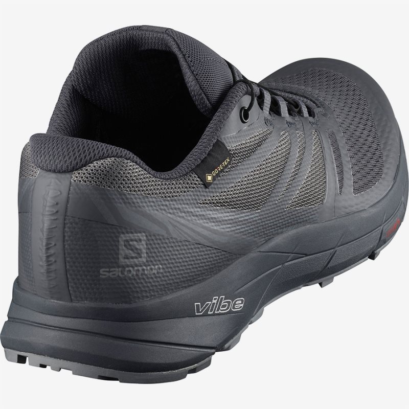 Chaussure Running Salomon SENSE RIDE GTX NOCTURNE Noir Femme | NRU-2772238