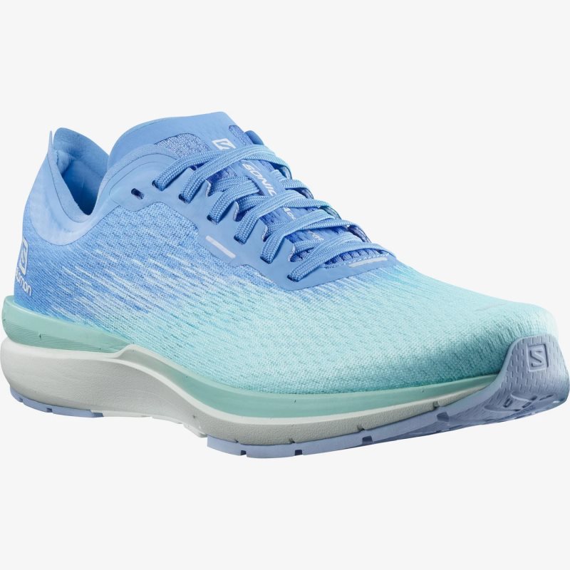 Chaussure Running Salomon SONIC 4 Accelerate Bleu/Turquoise Femme | NBR-3522220