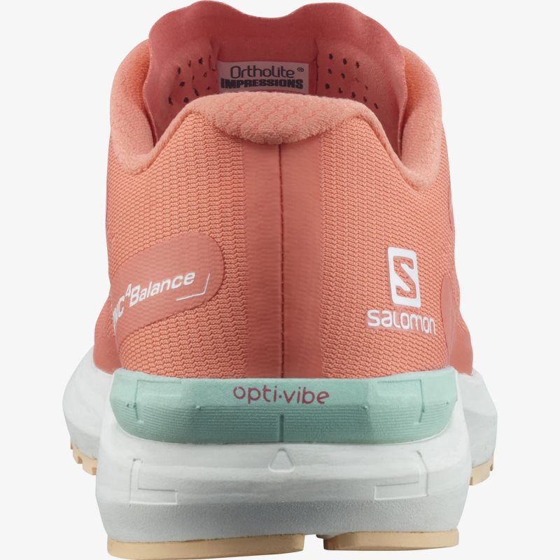 Chaussure Running Salomon SONIC 4 Balance Orange Femme | BOA-0281266