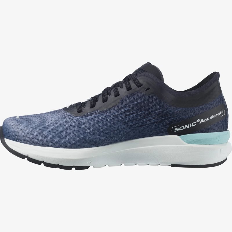 Chaussure Running Salomon SONIC 4 Accelerate Bleu Marine Femme | AAD-2114770