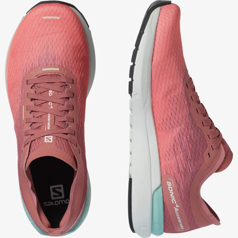 Chaussure Running Salomon SONIC 4 Accelerate Orange Femme | RHY-2068617