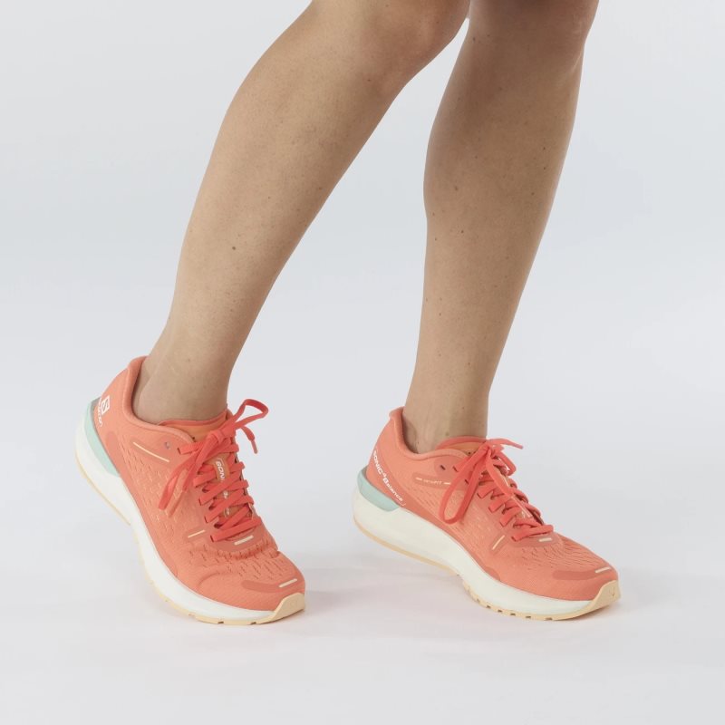 Chaussure Running Salomon SONIC 4 Balance Orange Femme | BOA-0281266