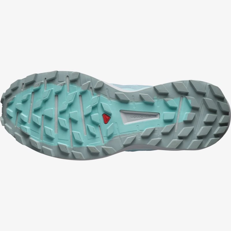 Chaussure Trail Salomon SENSE RIDE 4 Turquoise Femme | BRQ-1741339