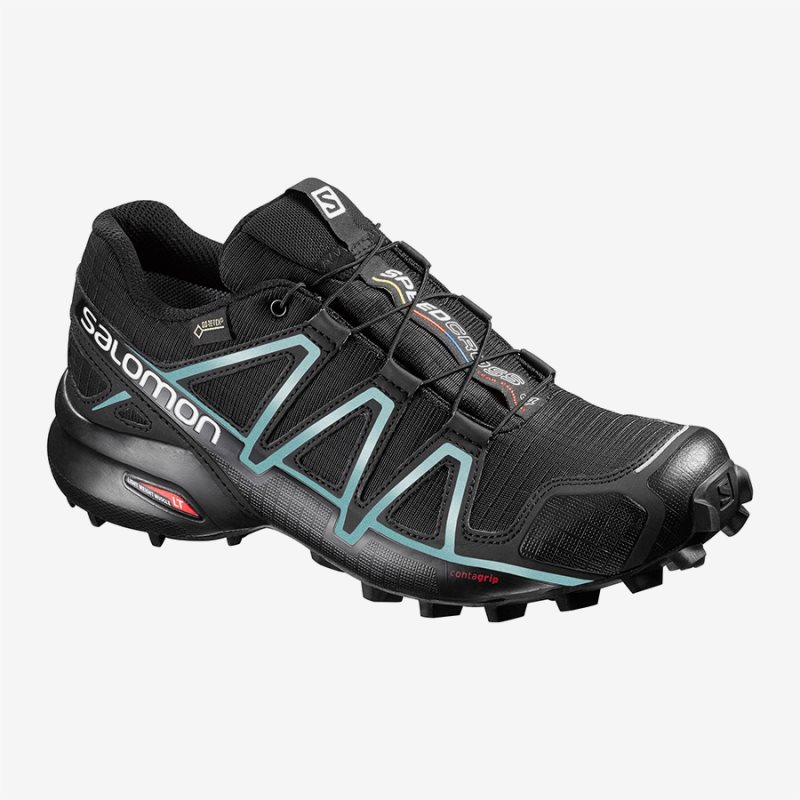 Chaussure Trail Salomon SPEEDCROSS 4 GTX W Noir Femme | TAN-3376631