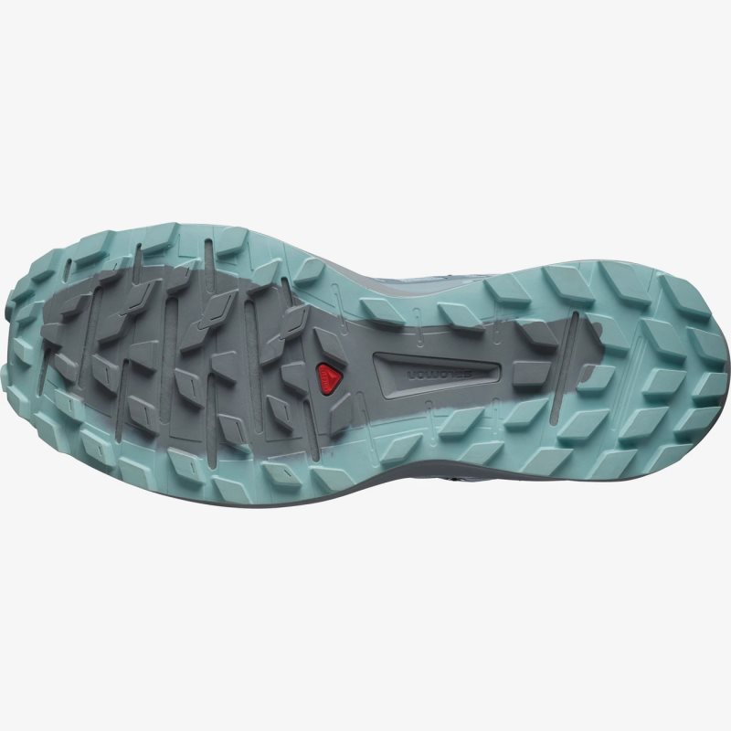 Chaussure Trail Salomon SENSE RIDE 4 GORE-TEX INVISIBLE FIT Turquoise Femme | FKS-7882646