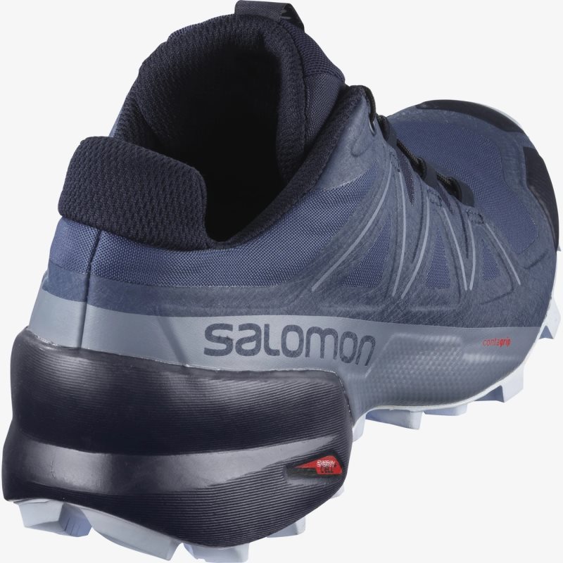 Chaussure Trail Salomon SPEEDCROSS 5 Bleu Marine Femme | BSQ-2166880