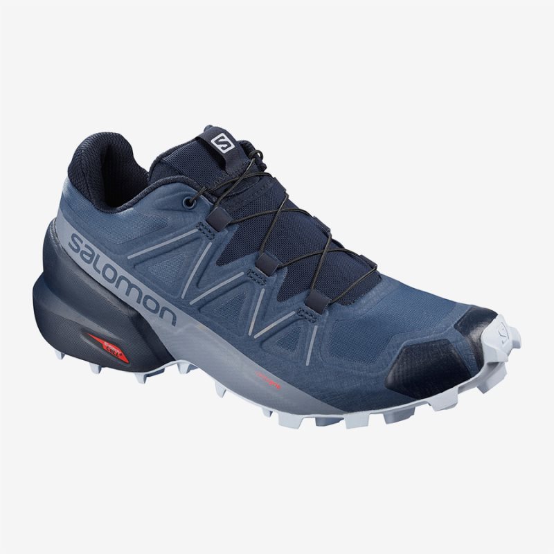 Chaussure Trail Salomon SPEEDCROSS 5 W Bleu Femme | ORD-9143006