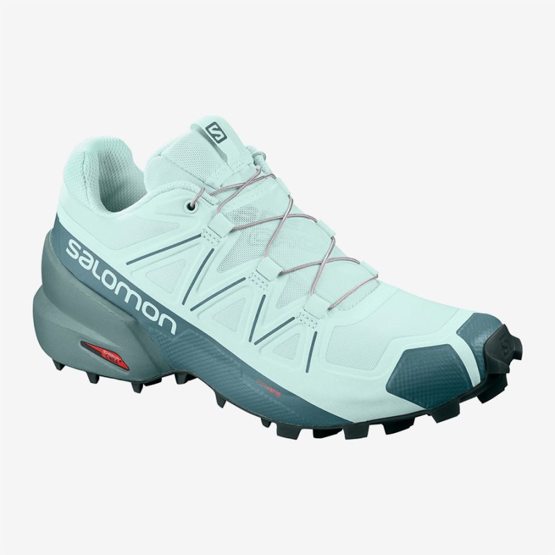 Chaussure Trail Salomon SPEEDCROSS 5 W Turquoise Femme | GAO-4365368