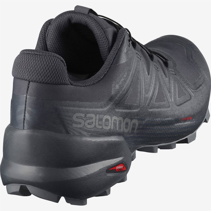 Chaussure Trail Salomon SPEEDCROSS 5 GTX NOCTURNE Noir Femme | TZW-8073914