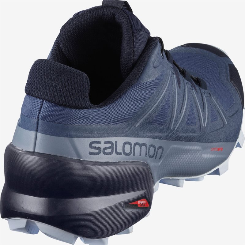 Chaussure Trail Salomon SPEEDCROSS 5 W Bleu Femme | ORD-9143006