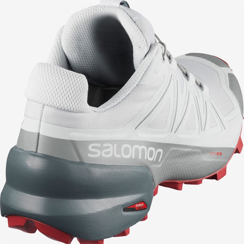 Chaussure Trail Salomon SPEEDCROSS 5 W Blanche Femme | CRB-7798154