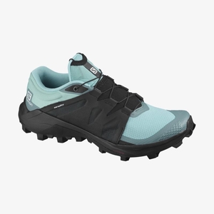 Chaussure Trail Salomon WILDCROSS W Turquoise/Noir Femme | PDY-9182891