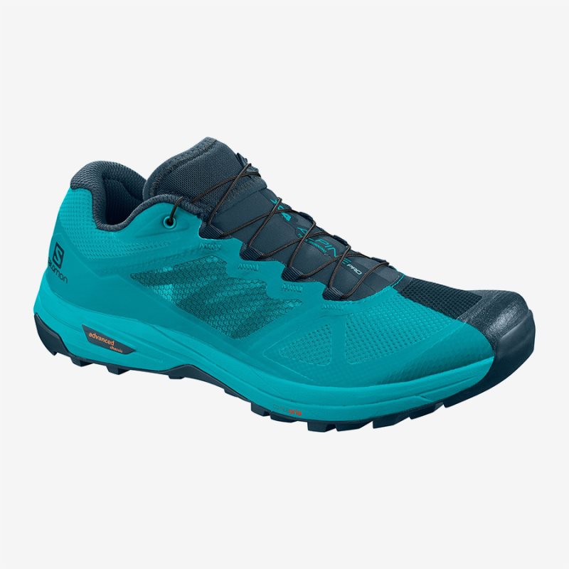 Chaussure Trail Salomon X ALPINE W PRO Turquoise Femme | CEI-9078391