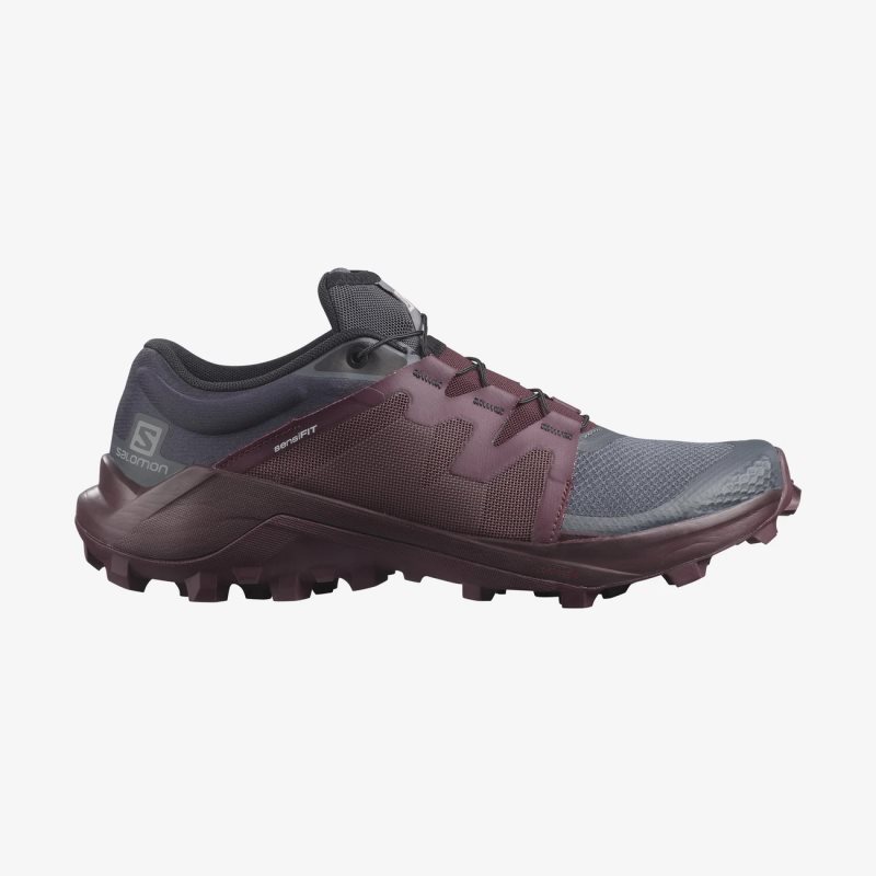 Chaussure Trail Salomon WILDCROSS W Bordeaux Femme | WHC-2835146