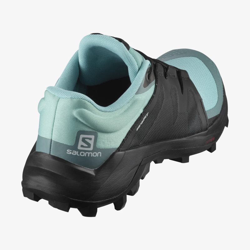 Chaussure Trail Salomon WILDCROSS W Turquoise/Noir Femme | PDY-9182891