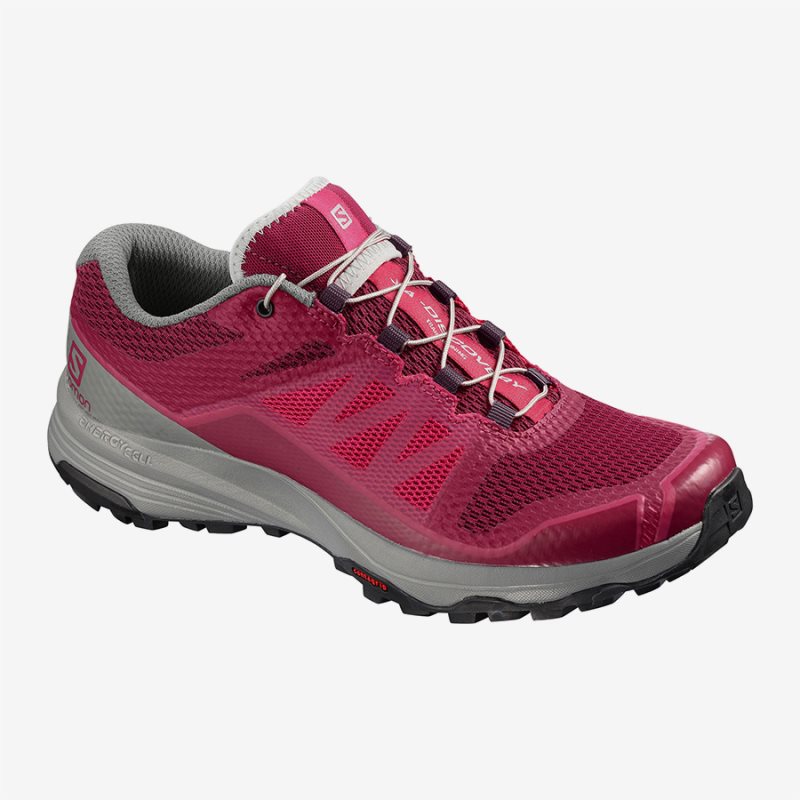 Chaussure Trail Salomon XA DISCOVERY W Rouge Femme | NEU-9146486