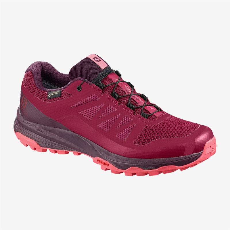 Chaussure Trail Salomon XA DISCOVERY GTX W Rouge Femme | OIA-6014989