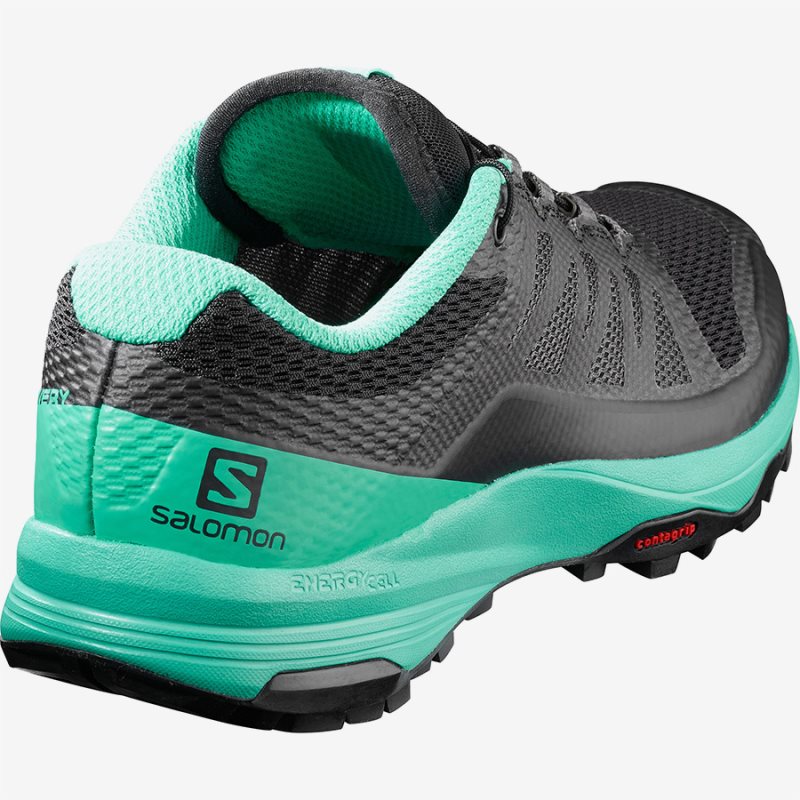 Chaussure Trail Salomon XA DISCOVERY W Noir/Vert Femme | PQO-0324059