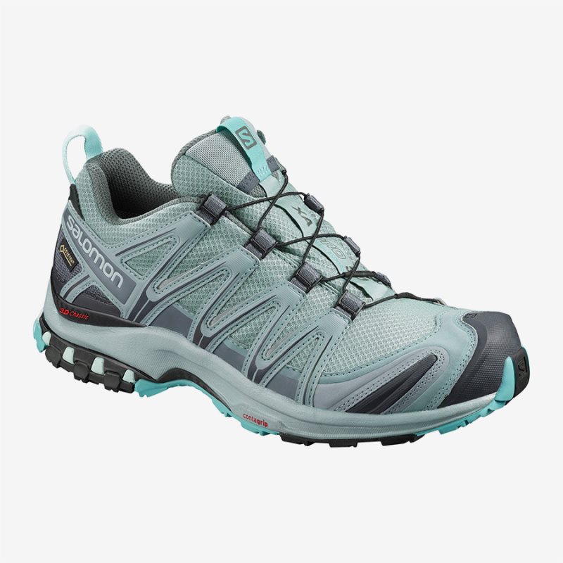 Chaussure Trail Salomon XA PRO 3D GTX W Turquoise Femme | INI-4281195