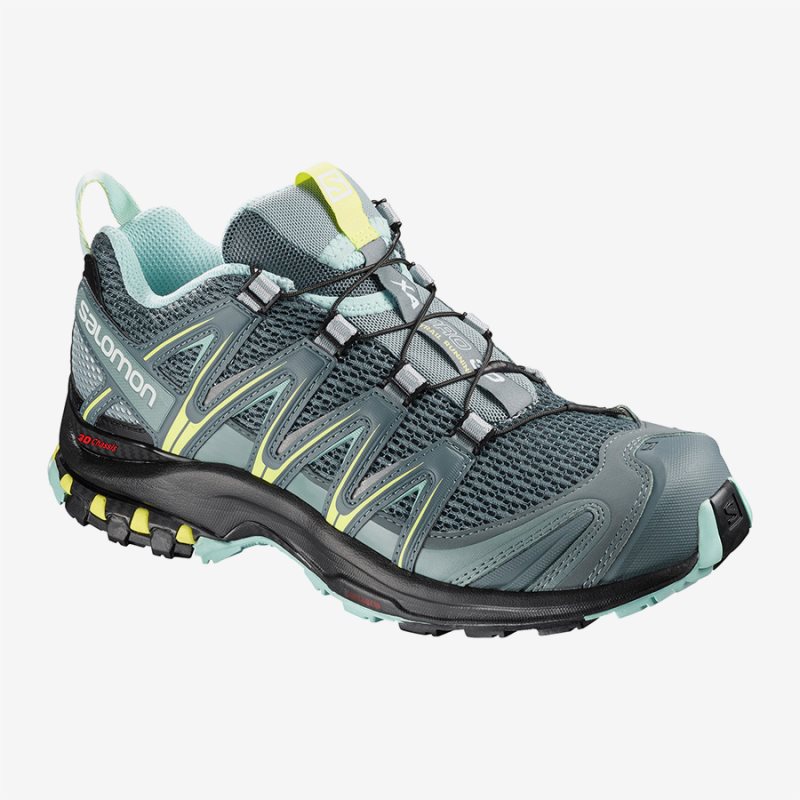 Chaussure Trail Salomon XA PRO 3D W Turquoise Femme | MZZ-7955889