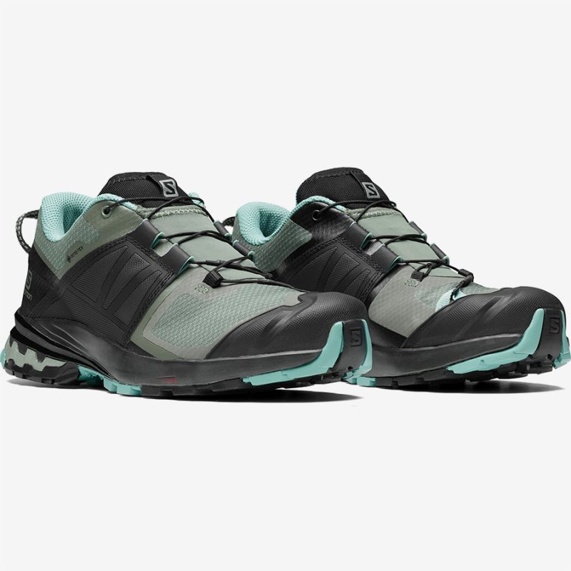 Chaussure Trail Salomon XA WILD GTX W Turquoise Femme | WQC-9138911