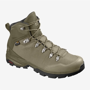 Chaussure de Randonnée Salomon OUTback 500 GTX Vert Olive Homme | VUL-8205867