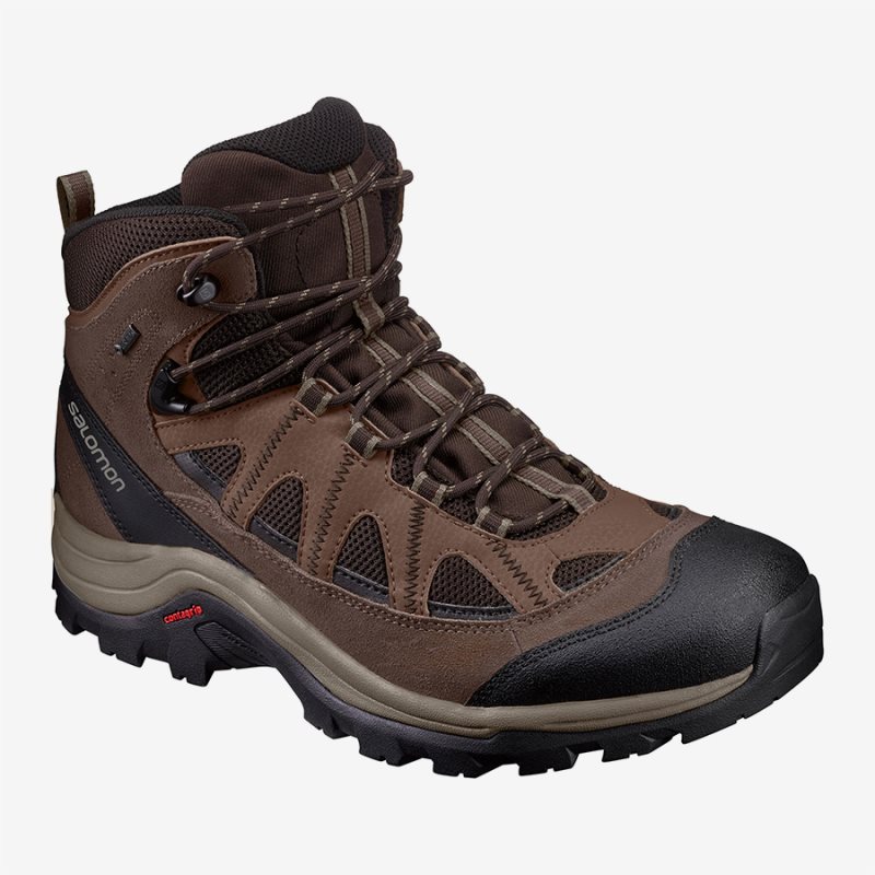 Chaussure de Randonnée Salomon AUTHENTIC LTR GTX Marron Homme | CEF-7485743