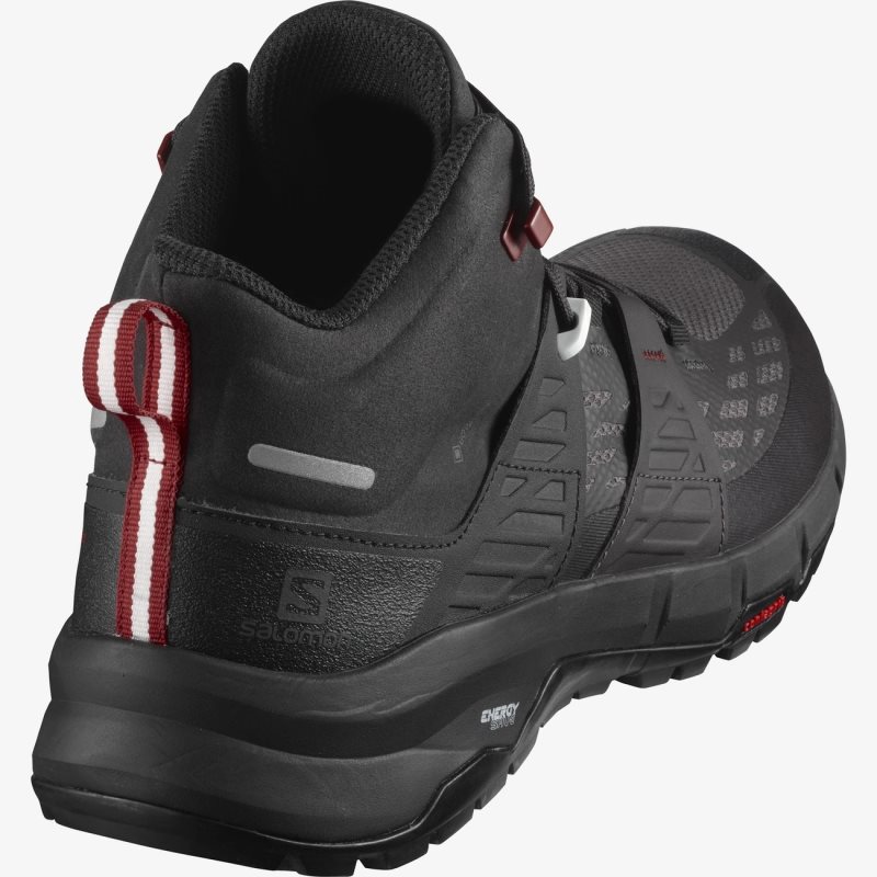 Chaussure de Randonnée Salomon ODYSSEY MID GTX Chocolat Homme | ZHE-7609485