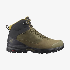 Chaussure de Randonnée Salomon OUTWARD GORE-TEX Vert Olive Homme | MKD-4151063