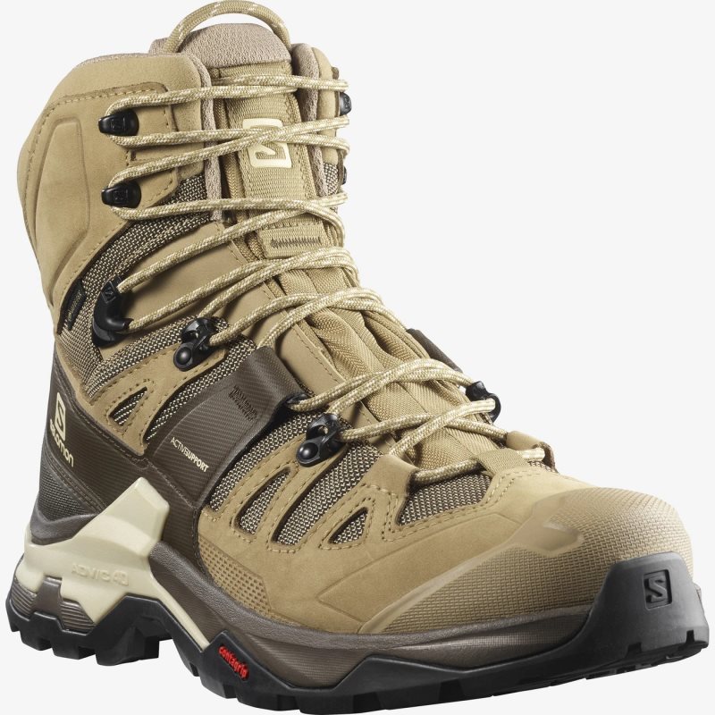 Chaussure de Randonnée Salomon QUEST 4 GORE-TEX Vert Olive Homme | RGE-4412963