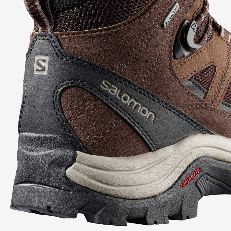 Chaussure de Randonnée Salomon AUTHENTIC LTR GTX Marron Homme | CEF-7485743