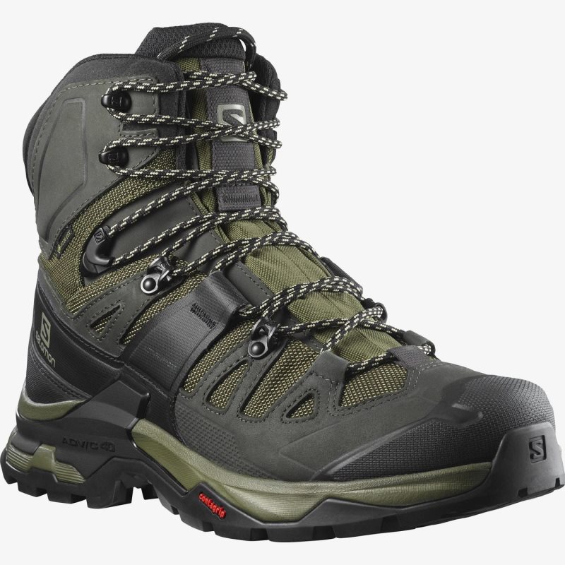 Chaussure de Randonnée Salomon QUEST 4 GORE-TEX Vert Olive Homme | WWP-8180636