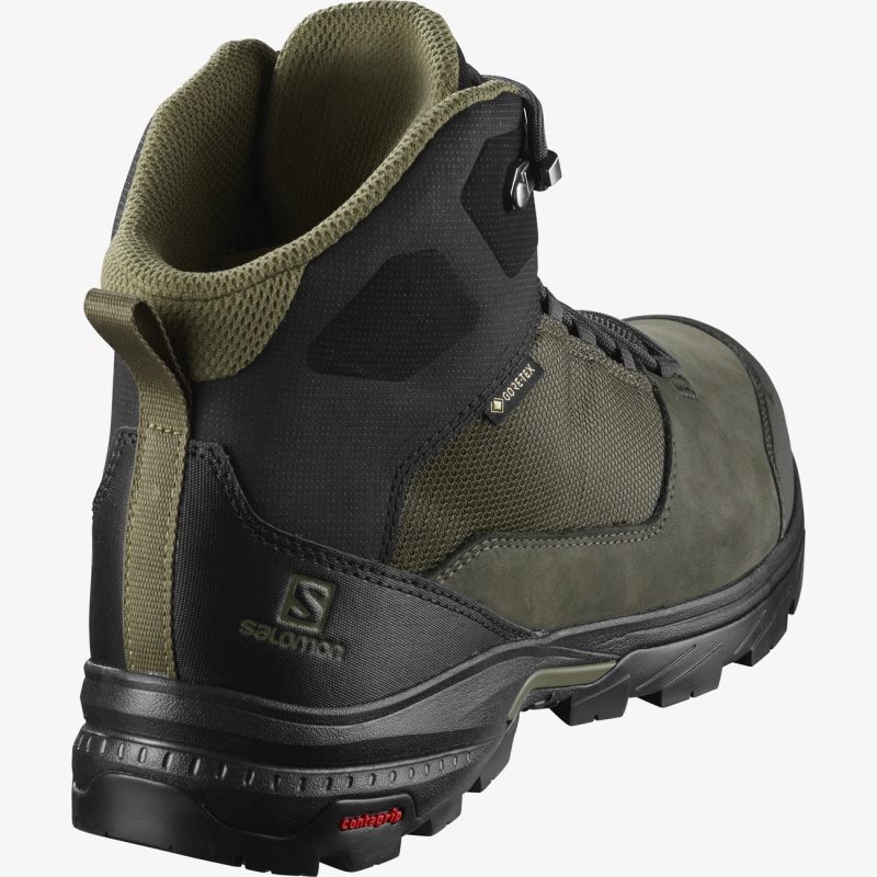 Chaussure de Randonnée Salomon OUTWARD GORE-TEX Vert Olive Homme | SDJ-7403725