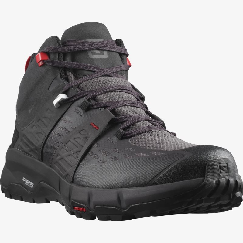 Chaussure de Randonnée Salomon ODYSSEY MID GTX Chocolat Homme | ZHE-7609485