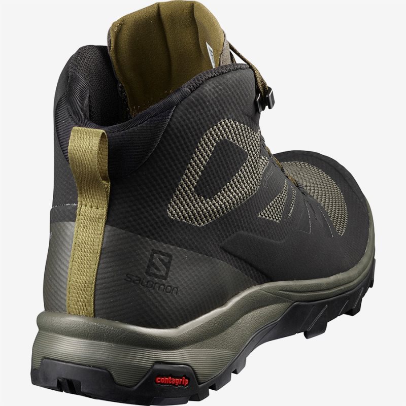 Chaussure de Randonnée Salomon OUTline Mid GTX Noir Homme | XPL-3050828