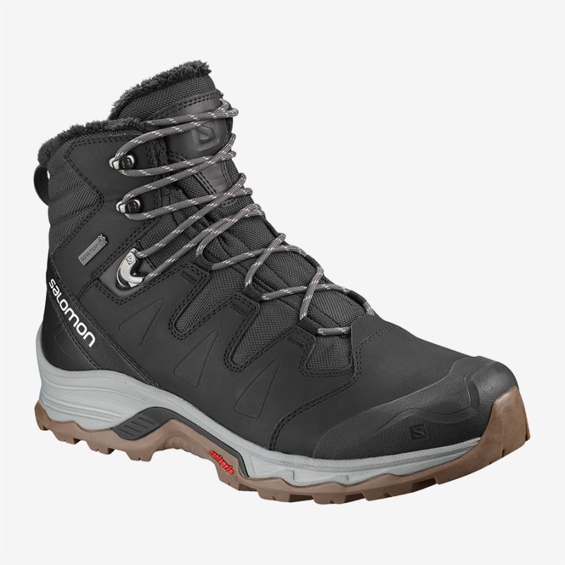 Chaussure de Randonnée Salomon QUEST WINTER GTX Noir Homme | HUX-6257715