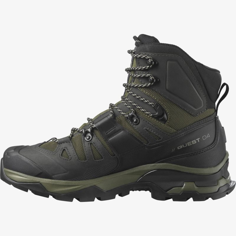 Chaussure de Randonnée Salomon QUEST 4 GORE-TEX Vert Olive Homme | WWP-8180636