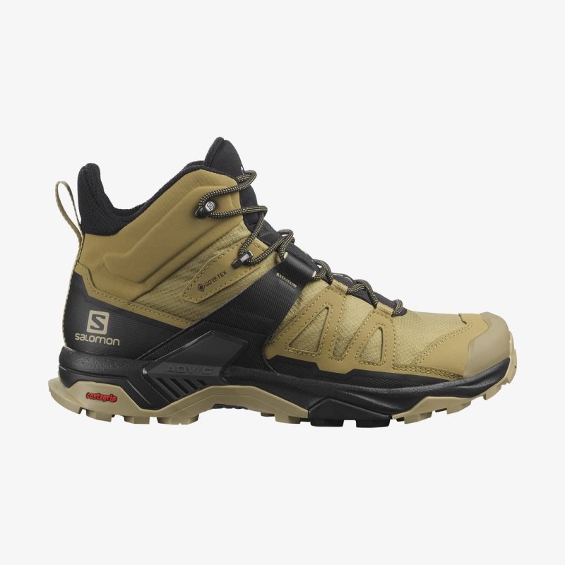 Chaussure de Randonnée Salomon X ULTRA 4 MID GORE-TEX Vert Olive Homme | LSB-4155285