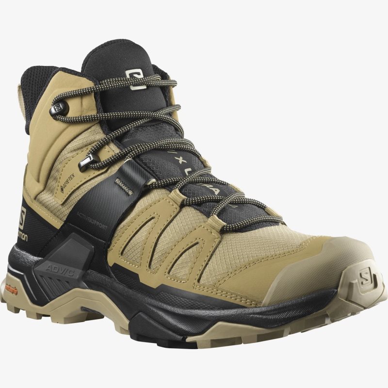 Chaussure de Randonnée Salomon X ULTRA 4 MID GORE-TEX Vert Olive Homme | LSB-4155285