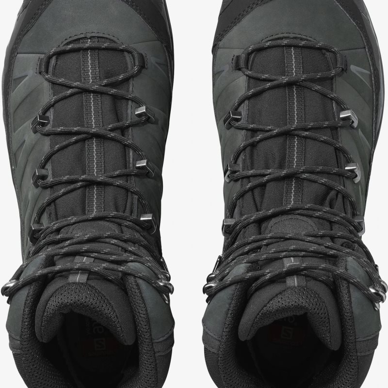 Chaussure de Randonnée Salomon X ULTRA TREK GORE-TEX Noir/Vert Homme | TVU-2184064