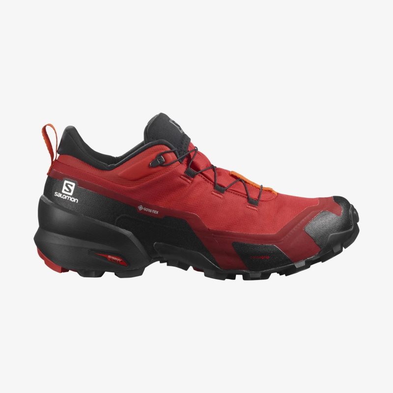 Chaussure de Randonnée Salomon CROSS HIKE GORE-TEX Rouge Homme | JTS-7587519