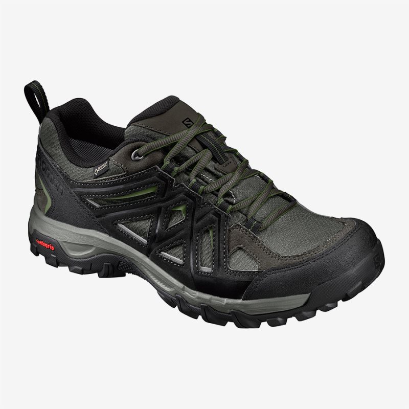 Chaussure de Randonnée Salomon EVASION 2 GTX Vert Olive Homme | CXT-6322539