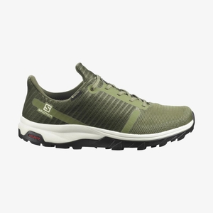 Chaussure de Randonnée Salomon OUTBOUND PRISM GORE-TEX Vert Olive Homme | JWX-4818965