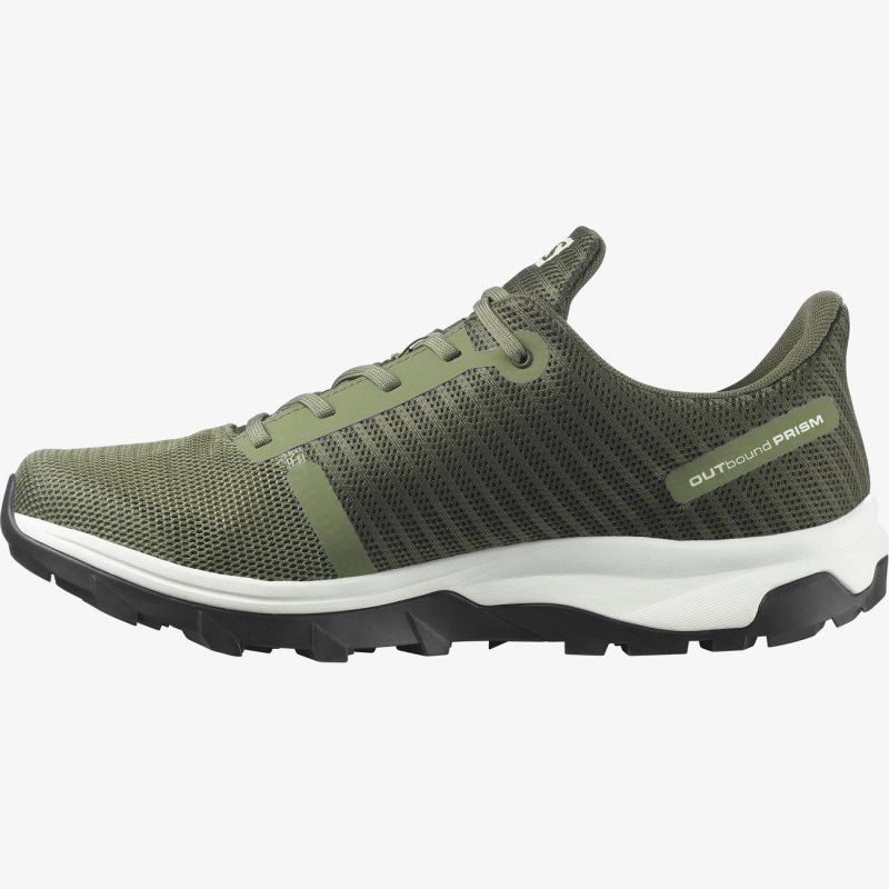 Chaussure de Randonnée Salomon OUTBOUND PRISM GORE-TEX Vert Olive Homme | JWX-4818965