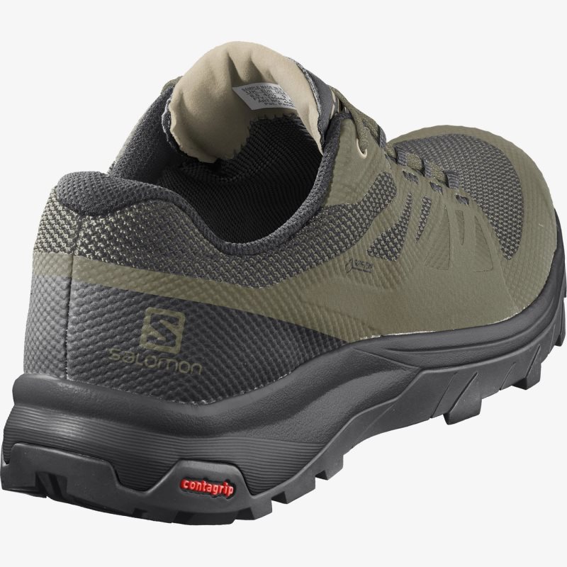 Chaussure de Randonnée Salomon OUTLINE GORE-TEX Vert Olive Homme | PAN-3460531