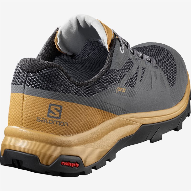 Chaussure de Randonnée Salomon OUTline GTX Grise Foncé Homme | NAC-0411513